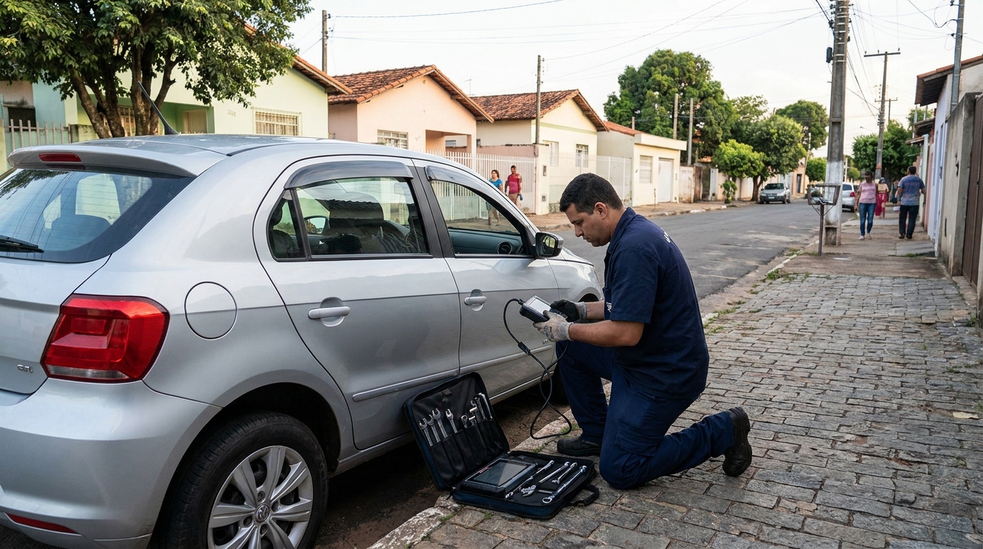 Chave codificada automotiva em Chapecó‑SC