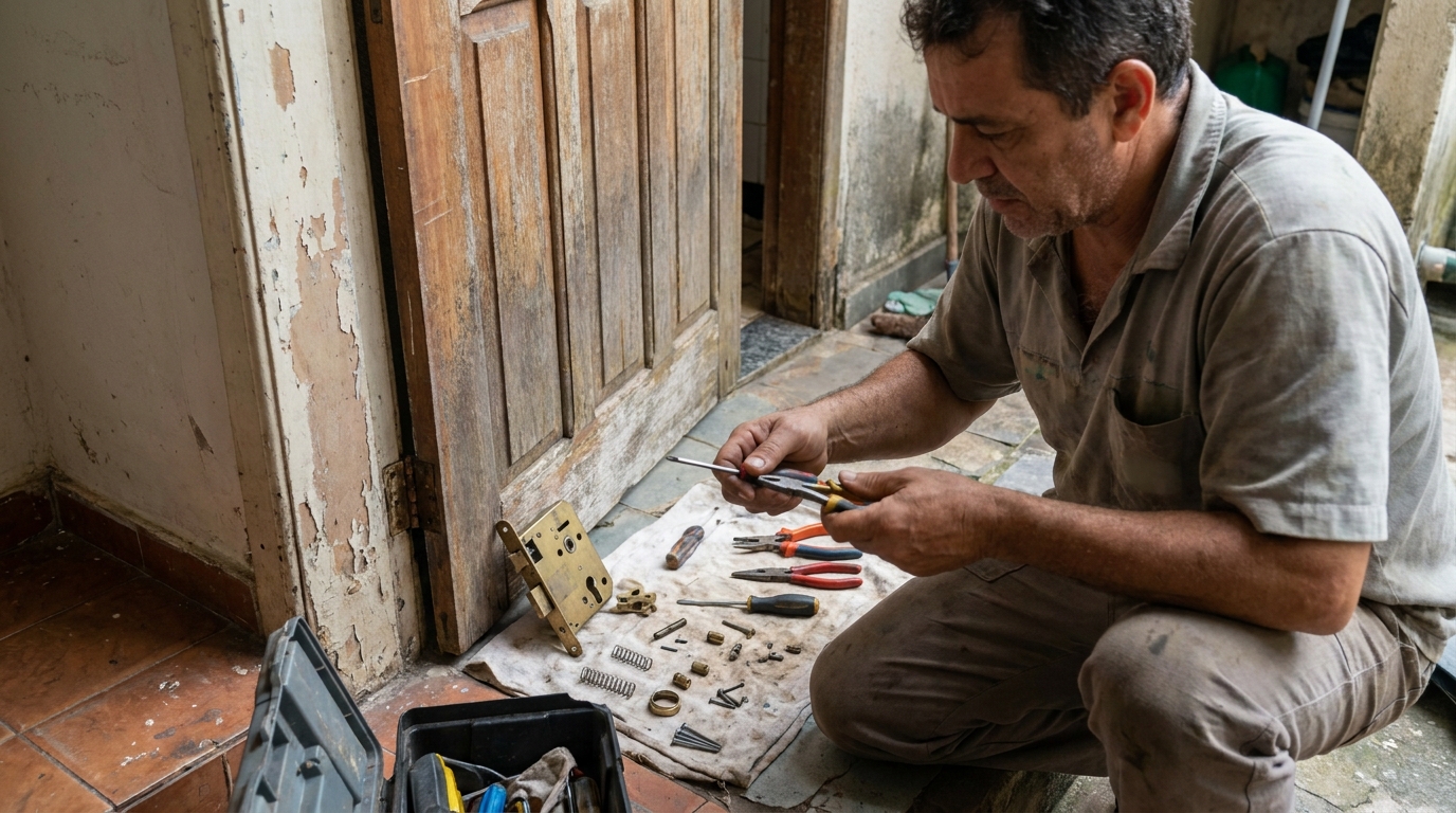 Cilindro de fechadura em Botucatu‑SP