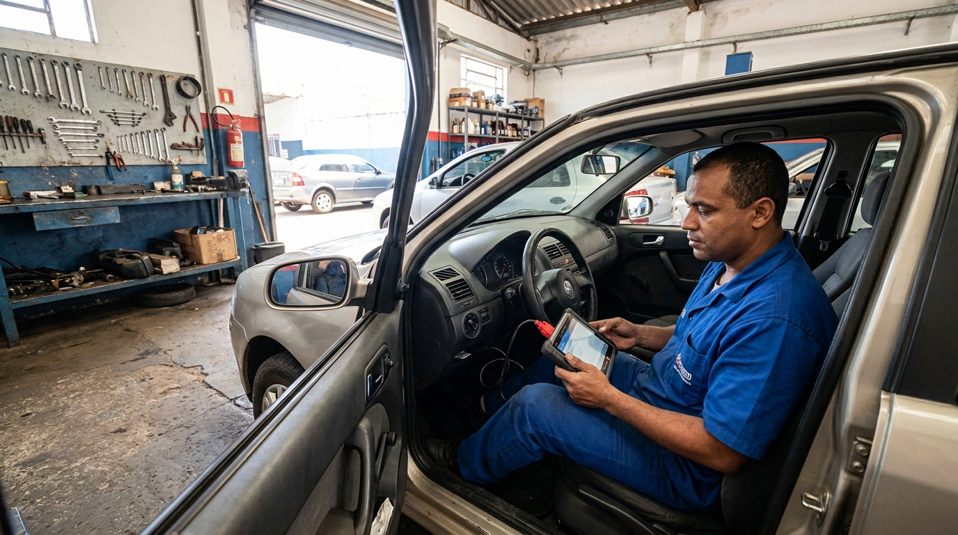 Diagnóstico de airbag com scanner em Anápolis‑GO