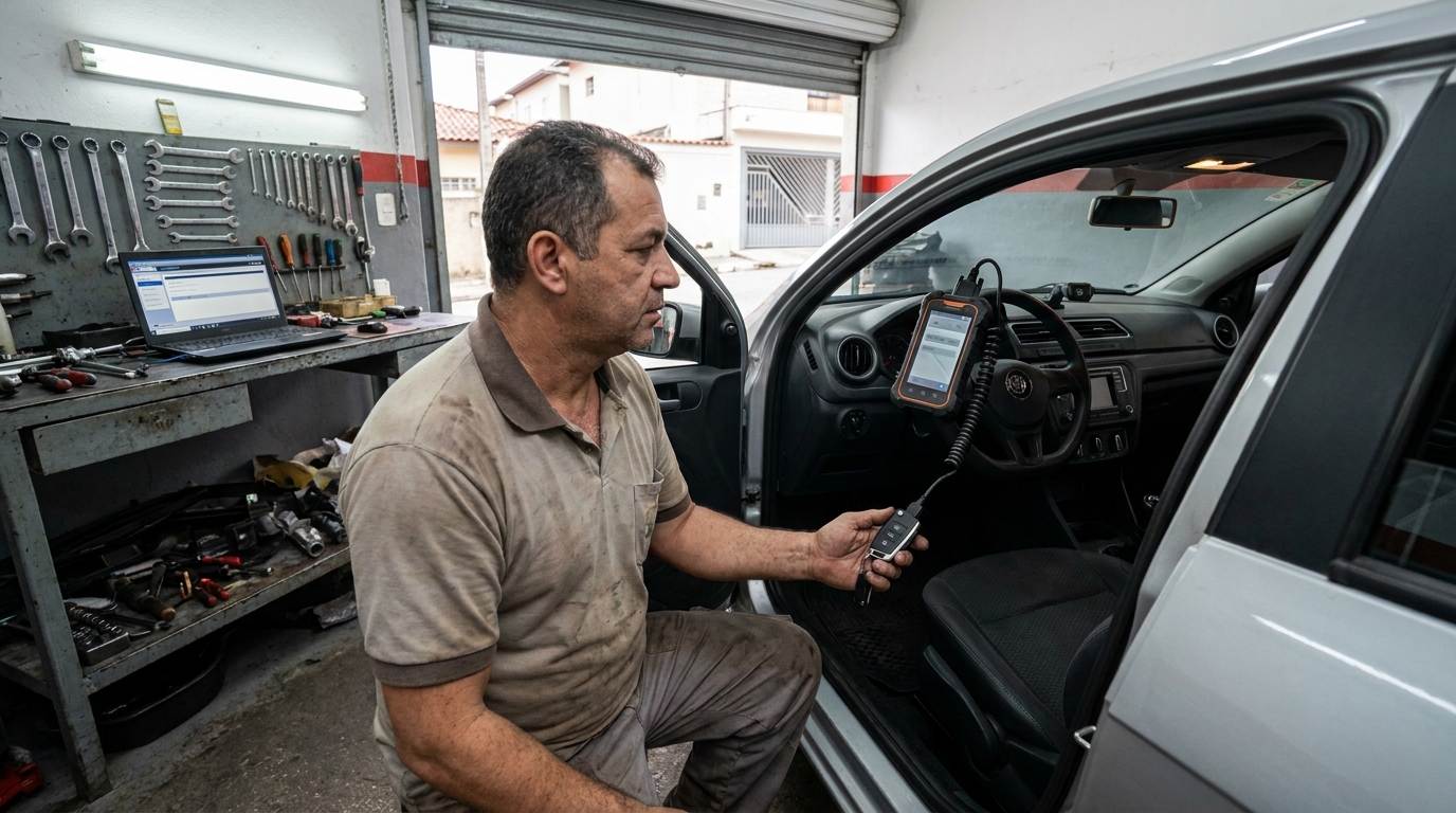 Troca de bateria de controle em Campinas‑SP